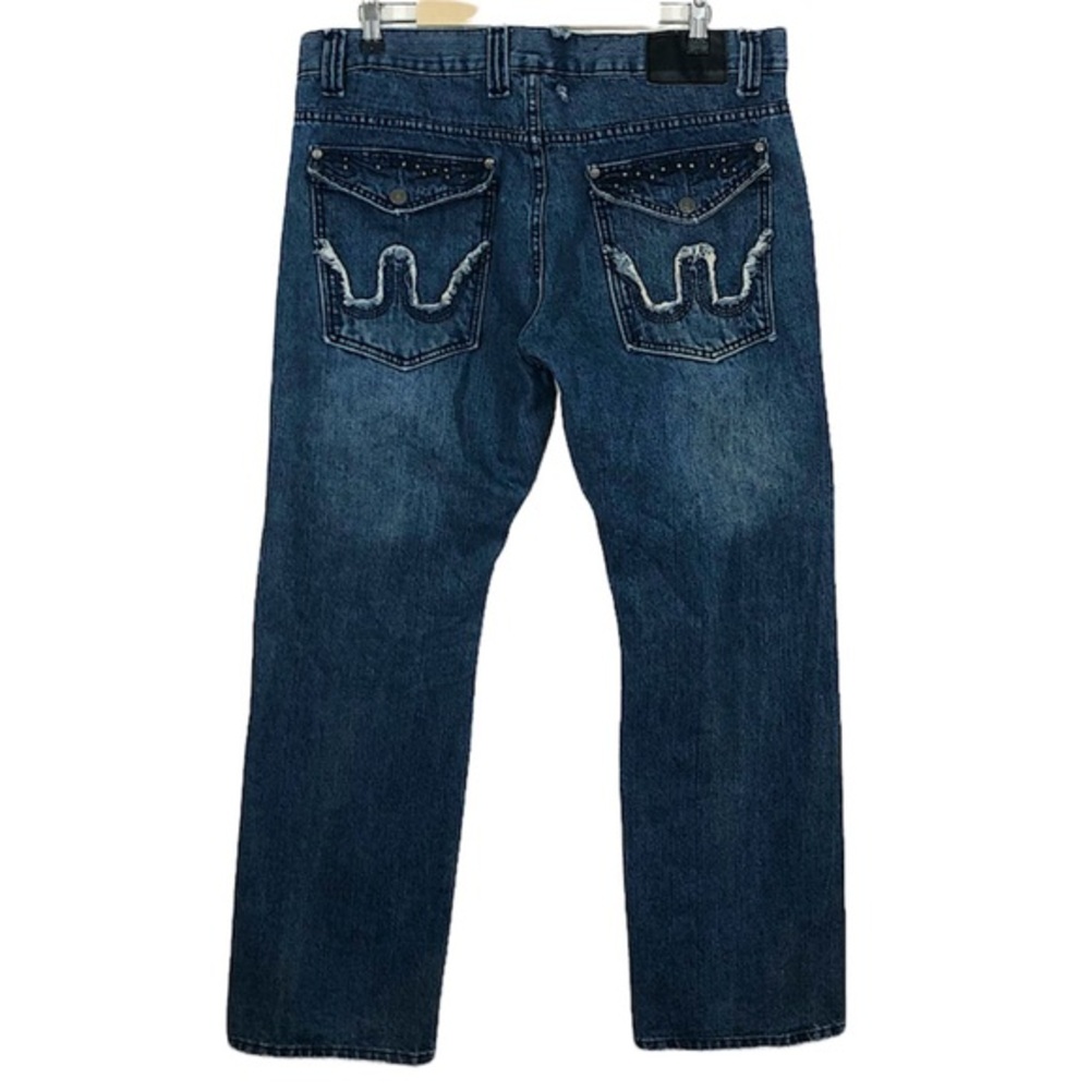 Reward Jeans‎ 💯 % Cotton Straight Leg Blue Wash  Jeans 38